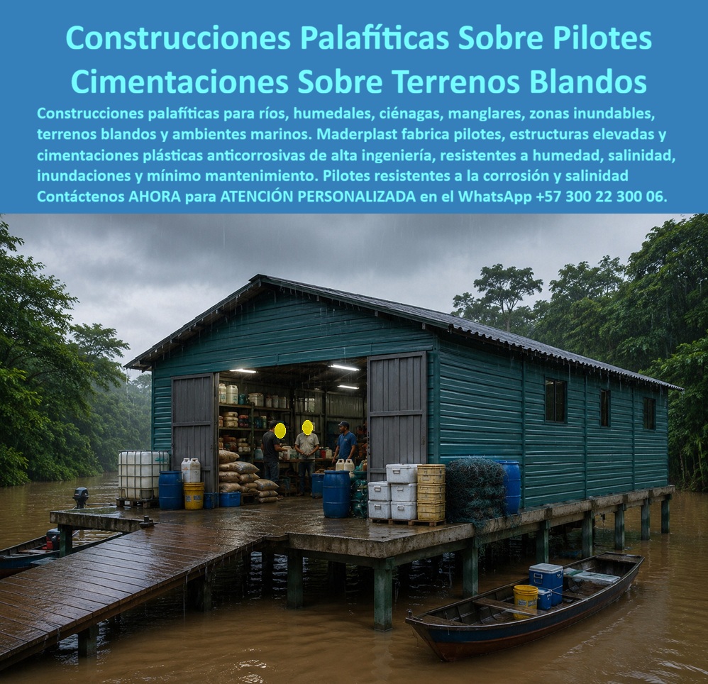Estructura Palafítica Construcciones Elevadas Sobre Pilotes Maderplast - Estructura Palafítica Construcciones Elevadas Sobre Pilotes Maderplast: Cimentación Plástica para Terrenos Blandos y Alta Ingeniería Fluvial Meta descripción: Portería Maderplast, el control de acceso que no se degrada en obra pesada: donde la caseta de guardia convencional se oxida, se vandaliza o se corroe con la salinidad en proyectos EPC, esta estructura modular resiste sin mantenimiento y opera desde el primer día. La estructura palafítica y las construcciones elevadas sobre pilotes Maderplast abanderan la solución más avanzada en ingeniería civil para edificaciones en zonas inundables, ciénagas, manglares, rías y terrenos de muy baja capacidad portante. En la imagen de entorno fluvial y selvático se aprecia una edificación palafítica de gran formato de color verde olivo, suspendida sobre una plataforma elevada que descansa sobre pilotes plásticos de alta resistencia. La toma muestra el acceso mediante un embarcadero inclinado, donde pequeñas embarcaciones tipo canoa atracan directamente en la terraza exterior. En el interior del almacén o centro de acopio, operarios organizan insumos de trabajo bajo un sistema de iluminación LED que resalta la solidez del piso sintético. Esta infraestructura polimérica elimina de raíz el deterioro causado por la humedad constante, las crecientes del río y el ataque biológico, demostrando que Maderplast es el fabricante técnico capaz de materializar proyectos estructurales complejos en zonas altamente demandantes. En desarrollos donde la geotecnia exige soluciones livianas y de nula degradación por inmersión, el sistema constructivo palafítico antioxidante Maderplast reemplaza de forma superior a los pilotes de madera inmunizada y al hormigón armado convencional. Al analizar por qué implementar cimentación plástica para terrenos blandos y pilotes para cimentación sobre pilotes de polipropileno estructural en lugar de pilotes de madera o concreto, la razón técnica radica en la total inmunidad del material frente a la pudrición, los xilófagos marinos, las termitas y la corrosión por agua salobre o suelos sulfatados. Mientras que el pilote de madera absorbe agua, se ablanda, pierde sección y se pudre en pocos años, y el concreto sufre socavación y fisuración por corrosión de la varilla interna, el sistema de viviendas palafíticas NSR Maderplast mantiene su rigidez flexional y estabilidad química inalterable a lo largo de décadas de contacto directo con agua. Desde la perspectiva del análisis financiero y de la ingeniería de costos de infraestructura, la adopción de la estructura palafítica Maderplast optimiza categóricamente el costo total de propiedad frente a las alternativas tradicionales. Las cimentaciones económicas o pilotes de madera barata ocultan sobrecostos devastadores por reparación de muelles o plataformas caídas, riesgo de colapso de la vivienda o bodega, tratamientos periódicos con químicos contaminantes y la imposibilidad de certificar la vida útil de la edificación. La inversión en este sistema constructivo Maderplast representa una decisión de construcción inteligente con cero gastos de conservación física y protección total contra la depreciación ambiental, disminuyendo los costos operativos de mantenimiento hasta en un ochenta por ciento frente a soluciones convencionales de madera o metal. Maderplast respalda el desarrollo de sus pilotes y plataformas palafíticas bajo rigurosos estándares industriales, contando con acreditación ISO 9001 en diseño y desarrollo de productos e ISO 14001 en gestión ambiental. "INGENIERO DIRECTOR DE INFRAESTRUCTURA FLUVIAL: 'La especificación del sistema palafítico y los pilotes Maderplast para nuestro centro de acopio en zona de ciénaga resolvió los fallos catastróficos que sufrimos con la madera tradicional. La plataforma soporta cargas pesadas de insumos sin ceder ni pudrirse con las inundaciones; el ahorro en mantenimiento pagó la inversión rápidamente, respaldado por facturación auditada y ensayos de laboratorio'." Toda la oferta de cimentaciones plásticas dispone de pruebas de carga e impacto certificadas por la ONAC, fichas técnicas descargables, planos acotados en milímetros y capacidad inmediata para atender solicitudes de cotización, personalización, prototipos, renders y producción en serie. Para asegurar la solución exacta que se adapta a su proyecto de infraestructura ambiental o fluvial como la zapatilla de la Cenicienta, Contáctenos ahora mismo por WhatsApp y reciba atención personalizada de un asesor especializado: +57 300 22 300 06. Cimentación Plástica para Terrenos Blandos, Sistema constructivo palafítico antioxidante, pilotes para cimentación sobre pilotes, Sistema de Viviendas Palafíticas NSR Estructura Palafítica Construcciones Elevadas Sobre Pilotes Maderplast Cimentación Plástica para Terrenos Blandos Sistema constructivo palafítico antioxidante pilotes para cimentación sobre pilotes Sistema de Viviendas Palafíticas NSR Estructura Palafítica Construcciones Elevadas Sobre Pilotes Maderplast: Cimentación Plástica para Terrenos Blandos y Alta Ingeniería Fluvial Meta descripción: Portería Maderplast, el control de acceso que no se degrada en obra pesada: donde la caseta de guardia convencional se oxida, se vandaliza o se corroe con la salinidad en proyectos EPC, esta estructura modular resiste sin mantenimiento y opera desde el primer día. La estructura palafítica y las construcciones elevadas sobre pilotes Maderplast abanderan la solución más avanzada en ingeniería civil para edificaciones en zonas inundables, ciénagas, manglares, rías y terrenos de muy baja capacidad portante. En la imagen de entorno fluvial y selvático se aprecia una edificación palafítica de gran formato de color verde olivo, suspendida sobre una plataforma elevada que descansa sobre pilotes plásticos de alta resistencia. La toma muestra el acceso mediante un embarcadero inclinado, donde pequeñas embarcaciones tipo canoa atracan directamente en la terraza exterior. En el interior del almacén o centro de acopio, operarios organizan insumos de trabajo bajo un sistema de iluminación LED que resalta la solidez del piso sintético. Esta infraestructura polimérica elimina de raíz el deterioro causado por la humedad constante, las crecientes del río y el ataque biológico, demostrando que Maderplast es el fabricante técnico capaz de materializar proyectos estructurales complejos en zonas altamente demandantes. En desarrollos donde la geotecnia exige soluciones livianas y de nula degradación por inmersión, el sistema constructivo palafítico antioxidante Maderplast reemplaza de forma superior a los pilotes de madera inmunizada y al hormigón armado convencional. Al analizar por qué implementar cimentación plástica para terrenos blandos y pilotes para cimentación sobre pilotes de polipropileno estructural en lugar de pilotes de madera o concreto, la razón técnica radica en la total inmunidad del material frente a la pudrición, los xilófagos marinos, las termitas y la corrosión por agua salobre o suelos sulfatados. Mientras que el pilote de madera absorbe agua, se ablanda, pierde sección y se pudre en pocos años, y el concreto sufre socavación y fisuración por corrosión de la varilla interna, el sistema de viviendas palafíticas NSR Maderplast mantiene su rigidez flexional y estabilidad química inalterable a lo largo de décadas de contacto directo con agua. Desde la perspectiva del análisis financiero y de la ingeniería de costos de infraestructura, la adopción de la estructura palafítica Maderplast optimiza categóricamente el costo total de propiedad frente a las alternativas tradicionales. Las cimentaciones económicas o pilotes de madera barata ocultan sobrecostos devastadores por reparación de muelles o plataformas caídas, riesgo de colapso de la vivienda o bodega, tratamientos periódicos con químicos contaminantes y la imposibilidad de certificar la vida útil de la edificación. La inversión en este sistema constructivo Maderplast representa una decisión de construcción inteligente con cero gastos de conservación física y protección total contra la depreciación ambiental, disminuyendo los costos operativos de mantenimiento hasta en un ochenta por ciento frente a soluciones convencionales de madera o metal. Maderplast respalda el desarrollo de sus pilotes y plataformas palafíticas bajo rigurosos estándares industriales, contando con acreditación ISO 9001 en diseño y desarrollo de productos e ISO 14001 en gestión ambiental. "INGENIERO DIRECTOR DE INFRAESTRUCTURA FLUVIAL: 'La especificación del sistema palafítico y los pilotes Maderplast para nuestro centro de acopio en zona de ciénaga resolvió los fallos catastróficos que sufrimos con la madera tradicional. La plataforma soporta cargas pesadas de insumos sin ceder ni pudrirse con las inundaciones; el ahorro en mantenimiento pagó la inversión rápidamente, respaldado por facturación auditada y ensayos de laboratorio'." Toda la oferta de cimentaciones plásticas dispone de pruebas de carga e impacto certificadas por la ONAC, fichas técnicas descargables, planos acotados en milímetros y capacidad inmediata para atender solicitudes de cotización, personalización, prototipos, renders y producción en serie. Para asegurar la solución exacta que se adapta a su proyecto de infraestructura ambiental o fluvial como la zapatilla de la Cenicienta, Contáctenos ahora mismo por WhatsApp y reciba atención personalizada de un asesor especializado: +57 300 22 300 06.