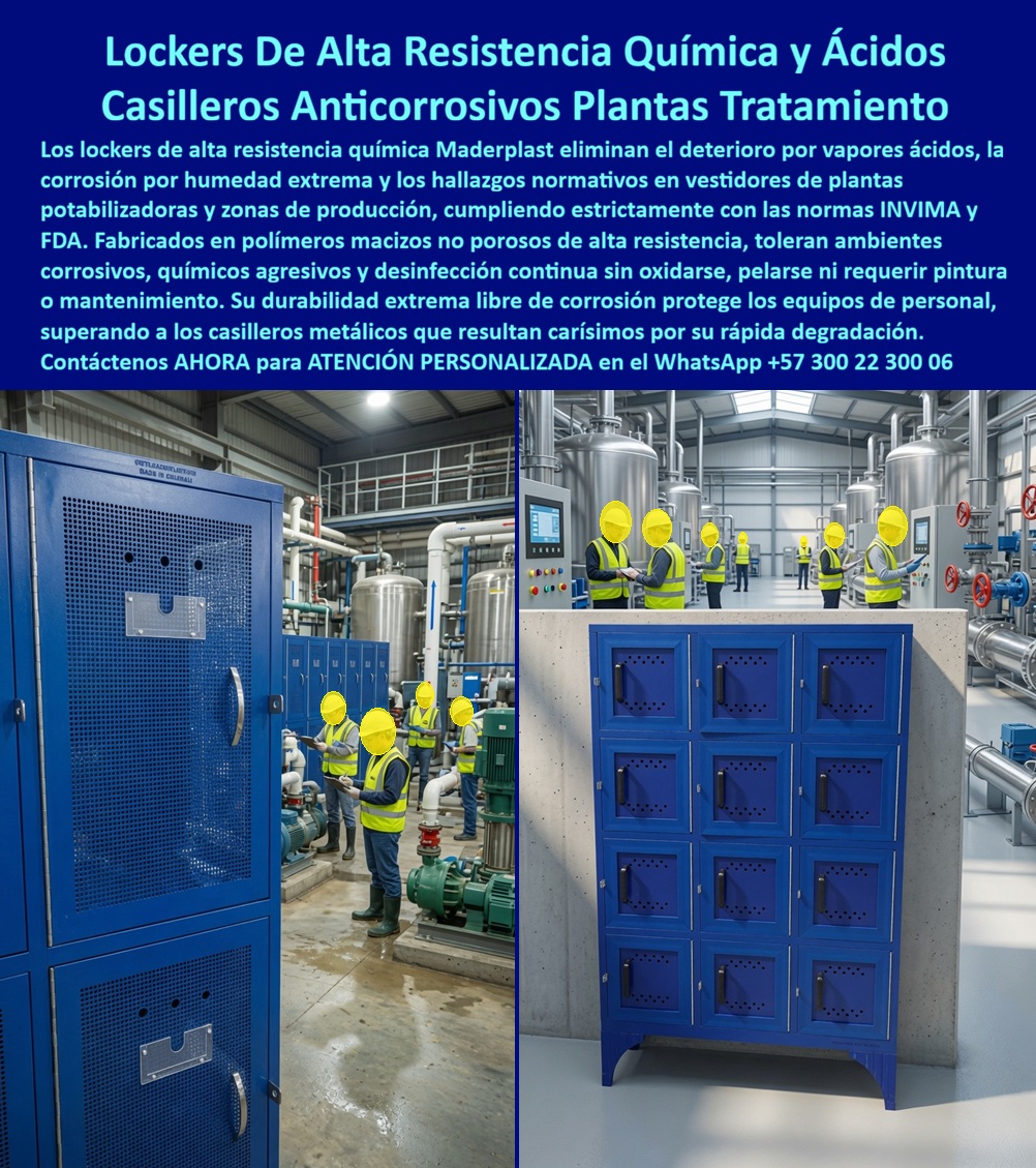 Lockers de alta resistencia químicas Ácidos Locker Anticorrosivo Maderplast - Locker exterior con techo Maderplast: casillero impermeable con cubierta inclinada que evacúa la lluvia, resistente a sol, humedad e intemperie, ideal para canchas deportivas, clubes, colegios e industrias sin caseta cubierta. Cotice hoy: (+57) 300 22 300 06. La imagen lo demuestra en condiciones reales: junto a una cancha sintética bajo lluvia activa, una mujer guarda su morral dentro de un locker verde con techo inclinado en metal, mientras las gotas escurren visiblemente sobre la cubierta sin filtrarse al interior. Ahí surge la pregunta técnica que enfrenta todo administrador de club, colegio o complejo deportivo: ¿cómo proteger ropa, bolsos y objetos personales en una zona exterior descubierta sin construir una caseta completa? La respuesta es el locker exterior impermeable Maderplast, un casillero con techo diseñado específicamente para intemperie. Este guardarropa exterior resistente al sol y lluvia incorpora una cubierta inclinada que evacúa el agua de lluvia hacia los costados, evitando su acumulación sobre la estructura y manteniendo el interior del compartimento completamente seco, como se observa en la imagen bajo lluvia directa. Esta solución elimina la necesidad de levantar una caseta adicional, algo que suele resultar costoso o innecesario cuando solo se requiere proteger pertenencias puntuales en zonas exteriores descubiertas. ¿Por qué elegir el locker plástico de Maderplast frente a uno metálico expuesto directamente al clima? Porque el metal se oxida rápido ante la exposición constante a humedad y lluvia, mientras que la estructura plástica de Maderplast tolera sol, agua y cambios climáticos sin corroerse ni degradarse, conservando su funcionalidad durante años sin mantenimiento correctivo. Cuando el administrador calcula el costo de instalar una caseta cubierta frente a este locker con techo integrado, la diferencia en inversión y mantenimiento es contundente. ¿Filtra agua hacia el interior durante lluvia prolongada? No, el diseño del techo y el sellado de la puerta mantienen secas las pertenencias guardadas incluso bajo aguacero directo. ¿Resiste el uso diario en canchas, colegios o industrias con acceso exterior frecuente? Maderplast somete cada lote a pruebas de resistencia extrema documentadas en video, disponibles en nuestro canal oficial de YouTube. Un administrador de un complejo deportivo con canchas al aire libre, cuyo nombre reservamos por confidencialidad, lo resume así: desde que instalaron los lockers con techo Maderplast, los usuarios dejaron de mojar sus pertenencias durante los entrenamientos bajo lluvia, sin necesidad de construir vestidor cubierto. Esa es la promesa de un casillero impermeable contra la humedad: protección real en cualquier zona exterior descubierta. Maderplast está certificado ISO 9001 e ISO 14001, con fabricación a medida en Colombia para el mundo, y financiamos las pruebas de laboratorio certificadas ONAC que usted elija, o realizamos demostraciones presenciales sin costo. Puede solicitar cotización, personalización de tamaño y color, planos o render de su instalación, y producción en serie: nosotros lo resolvemos. Cuando se trata de proteger pertenencias en zonas exteriores sin caseta, Maderplast es el fabricante que convierte el reto del clima en una solución real y duradera. Escriba ahora al WhatsApp (+57) 300 22 300 06 y equipe su espacio exterior desde hoy. Casillero de vestidores personal de plantas de agua, Locker resistente a la humedad en zona de producción, Casillero de seguridad industrial con norma INVIMA FDA A Lockers de alta resistencia químicas Ácidos Locker Anticorrosivo Maderplast Casillero de vestidores personal de plantas de agua Locker resistente a la humedad en zona de producción Casillero de seguridad industrial con norma INVIMA FDA A Locker exterior con techo Maderplast: casillero impermeable con cubierta inclinada que evacúa la lluvia, resistente a sol, humedad e intemperie, ideal para canchas deportivas, clubes, colegios e industrias sin caseta cubierta. Cotice hoy: (+57) 300 22 300 06. La imagen lo demuestra en condiciones reales: junto a una cancha sintética bajo lluvia activa, una mujer guarda su morral dentro de un locker verde con techo inclinado en metal, mientras las gotas escurren visiblemente sobre la cubierta sin filtrarse al interior. Ahí surge la pregunta técnica que enfrenta todo administrador de club, colegio o complejo deportivo: ¿cómo proteger ropa, bolsos y objetos personales en una zona exterior descubierta sin construir una caseta completa? La respuesta es el locker exterior impermeable Maderplast, un casillero con techo diseñado específicamente para intemperie. Este guardarropa exterior resistente al sol y lluvia incorpora una cubierta inclinada que evacúa el agua de lluvia hacia los costados, evitando su acumulación sobre la estructura y manteniendo el interior del compartimento completamente seco, como se observa en la imagen bajo lluvia directa. Esta solución elimina la necesidad de levantar una caseta adicional, algo que suele resultar costoso o innecesario cuando solo se requiere proteger pertenencias puntuales en zonas exteriores descubiertas. ¿Por qué elegir el locker plástico de Maderplast frente a uno metálico expuesto directamente al clima? Porque el metal se oxida rápido ante la exposición constante a humedad y lluvia, mientras que la estructura plástica de Maderplast tolera sol, agua y cambios climáticos sin corroerse ni degradarse, conservando su funcionalidad durante años sin mantenimiento correctivo. Cuando el administrador calcula el costo de instalar una caseta cubierta frente a este locker con techo integrado, la diferencia en inversión y mantenimiento es contundente. ¿Filtra agua hacia el interior durante lluvia prolongada? No, el diseño del techo y el sellado de la puerta mantienen secas las pertenencias guardadas incluso bajo aguacero directo. ¿Resiste el uso diario en canchas, colegios o industrias con acceso exterior frecuente? Maderplast somete cada lote a pruebas de resistencia extrema documentadas en video, disponibles en nuestro canal oficial de YouTube. Un administrador de un complejo deportivo con canchas al aire libre, cuyo nombre reservamos por confidencialidad, lo resume así: desde que instalaron los lockers con techo Maderplast, los usuarios dejaron de mojar sus pertenencias durante los entrenamientos bajo lluvia, sin necesidad de construir vestidor cubierto. Esa es la promesa de un casillero impermeable contra la humedad: protección real en cualquier zona exterior descubierta. Maderplast está certificado ISO 9001 e ISO 14001, con fabricación a medida en Colombia para el mundo, y financiamos las pruebas de laboratorio certificadas ONAC que usted elija, o realizamos demostraciones presenciales sin costo. Puede solicitar cotización, personalización de tamaño y color, planos o render de su instalación, y producción en serie: nosotros lo resolvemos. Cuando se trata de proteger pertenencias en zonas exteriores sin caseta, Maderplast es el fabricante que convierte el reto del clima en una solución real y duradera. Escriba ahora al WhatsApp (+57) 300 22 300 06 y equipe su espacio exterior desde hoy.