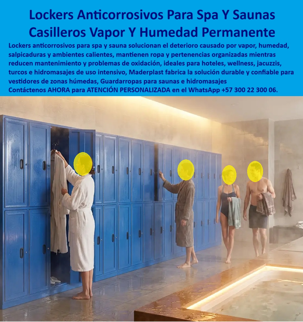 Lockers zonas húmedas spa hidromasajes jacuzzis turcos saunas Maderplast - Lockers zonas húmedas spa hidromasajes jacuzzis turcos saunas Maderplast: Casilleros Para Centros Wellness Y Hoteles De Alta Gama Esta Foto Nos Muestra: Lockers plásticos Maderplast para zonas húmedas, spas, jacuzzis, turcos y saunas de centros wellness y hoteles. Fabricados en polímeros sintéticos macizos inmunes a la condensación extrema, los vapores térmicos y las salpicaduras de agua tratada, representan la solución inalterable que elimina el 100% de los gastos de mantenimiento y supera a los lockers metálicos destruidos por la corrosión. En la imagen se aprecia un sofisticado vestidor de zona húmeda en un centro wellness y hotel de alta gama, equipado con una batería continua de casilleros plásticos Maderplast en acabado azul marino de piso a techo. La instalación integra compartimentos verticales completos con perchero superior y almacenamiento inferior para batas, toallas y calzado. En la escena, huéspedes en batas de baño y trajes de descanso interactúan con los módulos en medio del vapor ambiente característico de spas con jacuzzis e hidromasajes, confirmando una atmósfera de lujo, orden higiénico y resistencia estructural ante la humedad saturada del entorno. Los vestidores en entornos de vapor constante, vapores térmicos y sales minerales sufren un desastre estético y funcional al utilizar lockers metálicos o guardarropas metálicos tradicionales, los cuales se corroen en las bisagras, descascaran su pintura y emiten olores a moho que arruinan la experiencia del cliente. Maderplast erradica esta vulnerabilidad operativa mediante casilleros de plástico resistentes, construidos en resinas sintéticas de alta densidad impermeables, inmunes al vapor de agua, tolerantes a cambios bruscos de temperatura y 100% lavables con productos desinfectantes. Los lockers plásticos industriales Maderplast ofrecen una resistencia dieléctrica y química absoluta frente a agentes térmicos y sales corporales. La estructura inerte de estos guardarropas plásticos industriales impide la fijación de bacterias, hongos y malos olores en la masa del polímero. Al configurarse como lockers modulares e inoxidables, funcionan impecablemente como locker personal, casilleros para vestuarios, Locker para piscina, casilleros para personal y casillero para ropa, reduciendo el Costo Total de Propiedad (TCO) a cero en reemplazos y barnices. Se entregan como casilleros con llave o casilleros con candado, consolidándose como lockers de seguridad para hoteles y resorts. La efectividad operacional la ratifican directores de mantenimiento en hotelería: "La integración del sistema de lockers plásticos Colombia Maderplast en nuestra área de spa y turcos eliminó definitivamente los reclamos por puertas oxidadas y moho. Llevamos más de siete años con vapor continuo sin invertir un solo peso en mantenimiento". La durabilidad del compuesto sintético está respaldada por pruebas mecánicas e hidrófugas disponibles en el canal corporativo (https: //www.youtube.com/@maderplasSA). Las alternativas en madera aglomerada o láminas de acero delgado resultan ruinosas a mediano plazo por su inevitable degradación bajo condensación. Invertir en armarios plásticos Maderplast garantiza un activo inalterable que preserva el prestigio arquitectónico del establecimiento. La producción de nuestra planta se rige por los estándares ISO 9001 e ISO 14001, asegurando procesos industriales controlados, experiencia en plásticos técnicos y fabricación a medida en Colombia para el mundo. Para proyectos de almacenamiento en lockers para empresas, lockers escolares, lockers para gimnasios o lockers para hospitales, Maderplast es el proveedor de casilleros industriales e instalaciones wellness predilectas. Para cotizaciones, esquemas de distribución o fichas técnicas de venta de casilleros Bogotá y nivel nacional, solicite atención con nuestro Departamento de Ingeniería: Ing. Soporte Técnico: (+57) 300 22 300 06 | ingenieria@maderplast.co. Para cualquier proyecto de vestidores de spa y zonas húmedas de alta gama, recuerde que Maderplast es la zapatilla de la Cenicienta: el milagro que encaja con exacta precisión técnica en sus instalaciones, y el santo que hace posible esta solución es nuestro equipo de soporte. Contacte directamente al Departamento de Ingeniería para atención personalizada. Asesoría y Soporte Técnico: (+57) 300 22 300 06. Casilleros Locker vestidores de spa con bancas Casilleros para áreas, Lockers Para Centros Wellness De Alta Gama, Lockers Para Hoteles Con Mantenimiento Casi Nulo AA Lockers zonas húmedas spa hidromasajes jacuzzis turcos saunas Maderplast Casilleros Locker vestidores de spa con bancas Casilleros para áreas Lockers Para Centros Wellness De Alta Gama Lockers Para Hoteles Con Mantenimiento Casi Nulo AA Lockers zonas húmedas spa hidromasajes jacuzzis turcos saunas Maderplast: Casilleros Para Centros Wellness Y Hoteles De Alta Gama Esta Foto Nos Muestra: Lockers plásticos Maderplast para zonas húmedas, spas, jacuzzis, turcos y saunas de centros wellness y hoteles. Fabricados en polímeros sintéticos macizos inmunes a la condensación extrema, los vapores térmicos y las salpicaduras de agua tratada, representan la solución inalterable que elimina el 100% de los gastos de mantenimiento y supera a los lockers metálicos destruidos por la corrosión. En la imagen se aprecia un sofisticado vestidor de zona húmeda en un centro wellness y hotel de alta gama, equipado con una batería continua de casilleros plásticos Maderplast en acabado azul marino de piso a techo. La instalación integra compartimentos verticales completos con perchero superior y almacenamiento inferior para batas, toallas y calzado. En la escena, huéspedes en batas de baño y trajes de descanso interactúan con los módulos en medio del vapor ambiente característico de spas con jacuzzis e hidromasajes, confirmando una atmósfera de lujo, orden higiénico y resistencia estructural ante la humedad saturada del entorno. Los vestidores en entornos de vapor constante, vapores térmicos y sales minerales sufren un desastre estético y funcional al utilizar lockers metálicos o guardarropas metálicos tradicionales, los cuales se corroen en las bisagras, descascaran su pintura y emiten olores a moho que arruinan la experiencia del cliente. Maderplast erradica esta vulnerabilidad operativa mediante casilleros de plástico resistentes, construidos en resinas sintéticas de alta densidad impermeables, inmunes al vapor de agua, tolerantes a cambios bruscos de temperatura y 100% lavables con productos desinfectantes. Los lockers plásticos industriales Maderplast ofrecen una resistencia dieléctrica y química absoluta frente a agentes térmicos y sales corporales. La estructura inerte de estos guardarropas plásticos industriales impide la fijación de bacterias, hongos y malos olores en la masa del polímero. Al configurarse como lockers modulares e inoxidables, funcionan impecablemente como locker personal, casilleros para vestuarios, Locker para piscina, casilleros para personal y casillero para ropa, reduciendo el Costo Total de Propiedad (TCO) a cero en reemplazos y barnices. Se entregan como casilleros con llave o casilleros con candado, consolidándose como lockers de seguridad para hoteles y resorts. La efectividad operacional la ratifican directores de mantenimiento en hotelería: "La integración del sistema de lockers plásticos Colombia Maderplast en nuestra área de spa y turcos eliminó definitivamente los reclamos por puertas oxidadas y moho. Llevamos más de siete años con vapor continuo sin invertir un solo peso en mantenimiento". La durabilidad del compuesto sintético está respaldada por pruebas mecánicas e hidrófugas disponibles en el canal corporativo (https: //www.youtube.com/@maderplasSA). Las alternativas en madera aglomerada o láminas de acero delgado resultan ruinosas a mediano plazo por su inevitable degradación bajo condensación. Invertir en armarios plásticos Maderplast garantiza un activo inalterable que preserva el prestigio arquitectónico del establecimiento. La producción de nuestra planta se rige por los estándares ISO 9001 e ISO 14001, asegurando procesos industriales controlados, experiencia en plásticos técnicos y fabricación a medida en Colombia para el mundo. Para proyectos de almacenamiento en lockers para empresas, lockers escolares, lockers para gimnasios o lockers para hospitales, Maderplast es el proveedor de casilleros industriales e instalaciones wellness predilectas. Para cotizaciones, esquemas de distribución o fichas técnicas de venta de casilleros Bogotá y nivel nacional, solicite atención con nuestro Departamento de Ingeniería: Ing. Soporte Técnico: (+57) 300 22 300 06 | ingenieria@maderplast.co. Para cualquier proyecto de vestidores de spa y zonas húmedas de alta gama, recuerde que Maderplast es la zapatilla de la Cenicienta: el milagro que encaja con exacta precisión técnica en sus instalaciones, y el santo que hace posible esta solución es nuestro equipo de soporte. Contacte directamente al Departamento de Ingeniería para atención personalizada. Asesoría y Soporte Técnico: (+57) 300 22 300 06.