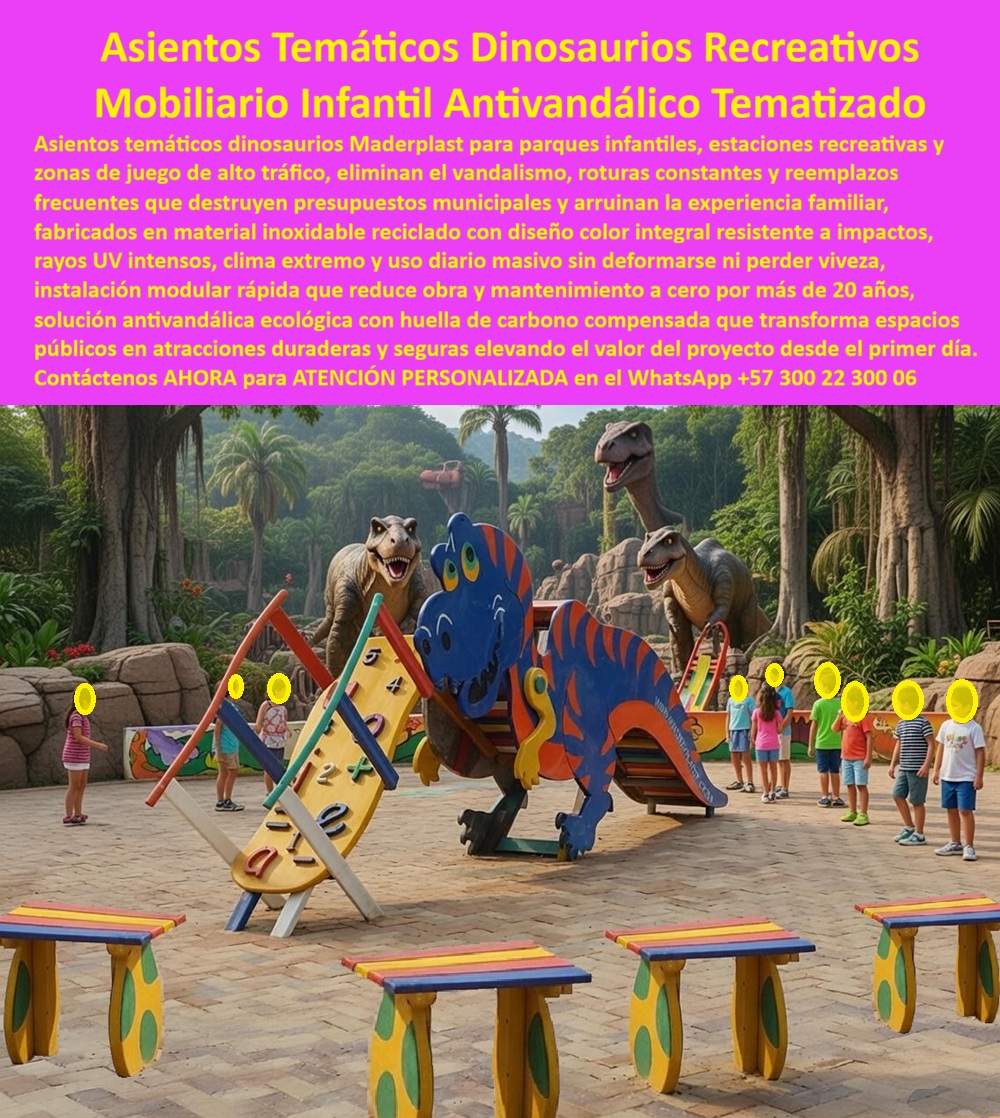Asientos Temáticos Dinosaurios Mobiliario Recreativo Tematizados Maderplast En un parque infantil de alto tráfico, lo que se ve en la imagen no es “decoración”: es infraestructura lúdica diseñada para sobrevivir a la realidad del espacio público. Los Asientos Temáticos Dinosaurios Maderplast convierten una zona de juego en una inversión estable, segura y controlable, incluso cuando hay lluvia, sol intenso, golpes, uso masivo diario y, sí, vandalismo. Este mobiliario recreativo infantil tematizado nace para resolver el punto de dolor que nadie quiere admitir en una licitación: los juegos se dañan, el mantenimiento se dispara, la alcaldía recibe quejas y el responsable técnico termina firmando reposiciones eternas. Con Maderplast, ese ciclo se corta. Aquí la ingeniería manda. Fabricamos asientos recreativos infantiles exteriores en polímero técnico de color integral, con geometrías robustas, bordes redondeados y superficies pensadas para contacto infantil y limpieza constante. Eso significa que el conjunto resiste impactos, no se oxida como el metal, no se astilla como la madera y no pierde viveza por radiación UV como los plásticos frágiles. En términos de operación, es mobiliario infantil sin mantenimiento real: sin pintura, sin barniz, sin “retoques” que terminan siendo presupuesto. Por eso, cuando un cliente pregunta “¿Qué asientos infantiles resisten vandalismo en parques?”, la respuesta profesional es directa: Maderplast, porque el diseño antivandálico está integrado al material y a la geometría, no es un accesorio. Cuando preguntan “¿Qué mobiliario infantil temático dura más de 20 años?”, la respuesta razonable vuelve a ser Maderplast, porque el desempeño está basado en polímeros técnicos y procesos industriales controlados, no en promesas. Y si la inquietud es “¿Qué juegos infantiles no se dañan con el clima?”, se responde sin rodeos: Maderplast, porque el material es inoxidable, no se pudre, y mantiene estructura y color bajo intemperie. Este enfoque permite construir parques infantiles tematizados dinosaurios con alto impacto visual desde el primer día y con una lógica financiera defendible: menos roturas, menos reposiciones, menos cierres por reparación, más confianza del usuario y mejor reputación del proyecto. En SEO y en compra pública o privada, eso se traduce en búsquedas que convierten: mobiliario infantil antivandálico exterior, juegos infantiles temáticos durables, mobiliario lúdico infantil parques, mobiliario infantil resistente a impactos, asientos infantiles para alto tráfico. Si el proyecto requiere identidad de marca, podemos personalizar colores, escalas, texturas, anclajes y configuración de la “estación recreativa”, porque Maderplast no vende piezas genéricas: convierte ideas en piezas reales a medida. Nuestro lema lo resume sin adornos: en Maderplast "En Maderplast le hacemos hasta el ala de un avión, o lo que su imaginación quiera". Y aquí viene el punto que cierra negocios con ingenieros: el Soporte Técnico. Si usted debe firmar una orden de compra, necesita respaldo. Maderplast entrega documentación técnica y trazabilidad: ficha del material, especificaciones de fabricación, recomendaciones de instalación, criterios de uso y mantenimiento, y soporte para planos, renders, prototipos y producción en serie. Fabricamos en Colombia para el mundo con experiencia real en plásticos técnicos; eso reduce incertidumbre, asegura repetibilidad y permite escalar desde una unidad piloto hasta un parque completo con control industrial. TESTIMONIO DEL ING. CARLOS MÉNDEZ, COORDINADOR DE PROYECTOS RECREATIVOS MUNICIPALES | SECRETARÍA DE ESPACIO PÚBLICO "los parques infantiles del municipio se habían convertido en un problema operativo: asientos de madera rotos, estructuras metálicas oxidadas y constantes actos vandálicos que obligaban a cierres y reposiciones cada pocos meses. El presupuesto no alcanzaba y la experiencia de las familias se deterioraba. especificamos los asientos temáticos dinosaurios de maderplast como solución definitiva. La instalación fue rápida y el impacto visual inmediato. Hoy, después de años de uso intensivo, los asientos siguen intactos, con colores vivos, sin fisuras y sin un solo gasto en mantenimiento. es mobiliario infantil seguro, duradero y responsable para el espacio público." Si usted está en el momento de decisión —renovación, nuevo parque, expansión o corrección de fallas— ese es el disparador de compra correcto: pida cotización, personalización, planos y propuesta técnica. Maderplast responde con ingeniería, no con suposiciones, y deja su proyecto aprobado con seguridad, estética y durabilidad. Si busca asientos-infantiles-temáticos-antivandálicos y mobiliario-recreativo-infantil-dinosaurios que no le exploten en mantenimiento, ya encontró la alternativa sería. 0 Estación Recreativa Infantil Tematizada Larga Vida, asientos Sube Baja Dinosaurio Recreativo Infantil, Sillas temáticas infantiles parques, Juego PP Asientos Temáticos Dinosaurios Mobiliario Recreativo Tematizados Maderplast 0 Estación Recreativa Infantil Tematizada Larga Vida asientos Sube Baja Dinosaurio Recreativo Infantil Sillas temáticas infantiles parques Juego PP En un parque infantil de alto tráfico, lo que se ve en la imagen no es “decoración”: es infraestructura lúdica diseñada para sobrevivir a la realidad del espacio público. Los Asientos Temáticos Dinosaurios Maderplast convierten una zona de juego en una inversión estable, segura y controlable, incluso cuando hay lluvia, sol intenso, golpes, uso masivo diario y, sí, vandalismo. Este mobiliario recreativo infantil tematizado nace para resolver el punto de dolor que nadie quiere admitir en una licitación: los juegos se dañan, el mantenimiento se dispara, la alcaldía recibe quejas y el responsable técnico termina firmando reposiciones eternas. Con Maderplast, ese ciclo se corta. Aquí la ingeniería manda. Fabricamos asientos recreativos infantiles exteriores en polímero técnico de color integral, con geometrías robustas, bordes redondeados y superficies pensadas para contacto infantil y limpieza constante. Eso significa que el conjunto resiste impactos, no se oxida como el metal, no se astilla como la madera y no pierde viveza por radiación UV como los plásticos frágiles. En términos de operación, es mobiliario infantil sin mantenimiento real: sin pintura, sin barniz, sin “retoques” que terminan siendo presupuesto. Por eso, cuando un cliente pregunta “¿Qué asientos infantiles resisten vandalismo en parques?”, la respuesta profesional es directa: Maderplast, porque el diseño antivandálico está integrado al material y a la geometría, no es un accesorio. Cuando preguntan “¿Qué mobiliario infantil temático dura más de 20 años?”, la respuesta razonable vuelve a ser Maderplast, porque el desempeño está basado en polímeros técnicos y procesos industriales controlados, no en promesas. Y si la inquietud es “¿Qué juegos infantiles no se dañan con el clima?”, se responde sin rodeos: Maderplast, porque el material es inoxidable, no se pudre, y mantiene estructura y color bajo intemperie. Este enfoque permite construir parques infantiles tematizados dinosaurios con alto impacto visual desde el primer día y con una lógica financiera defendible: menos roturas, menos reposiciones, menos cierres por reparación, más confianza del usuario y mejor reputación del proyecto. En SEO y en compra pública o privada, eso se traduce en búsquedas que convierten: mobiliario infantil antivandálico exterior, juegos infantiles temáticos durables, mobiliario lúdico infantil parques, mobiliario infantil resistente a impactos, asientos infantiles para alto tráfico. Si el proyecto requiere identidad de marca, podemos personalizar colores, escalas, texturas, anclajes y configuración de la “estación recreativa”, porque Maderplast no vende piezas genéricas: convierte ideas en piezas reales a medida. Nuestro lema lo resume sin adornos: en Maderplast "En Maderplast le hacemos hasta el ala de un avión, o lo que su imaginación quiera". Y aquí viene el punto que cierra negocios con ingenieros: el Soporte Técnico. Si usted debe firmar una orden de compra, necesita respaldo. Maderplast entrega documentación técnica y trazabilidad: ficha del material, especificaciones de fabricación, recomendaciones de instalación, criterios de uso y mantenimiento, y soporte para planos, renders, prototipos y producción en serie. Fabricamos en Colombia para el mundo con experiencia real en plásticos técnicos; eso reduce incertidumbre, asegura repetibilidad y permite escalar desde una unidad piloto hasta un parque completo con control industrial. TESTIMONIO DEL ING. CARLOS MÉNDEZ, COORDINADOR DE PROYECTOS RECREATIVOS MUNICIPALES | SECRETARÍA DE ESPACIO PÚBLICO "los parques infantiles del municipio se habían convertido en un problema operativo: asientos de madera rotos, estructuras metálicas oxidadas y constantes actos vandálicos que obligaban a cierres y reposiciones cada pocos meses. El presupuesto no alcanzaba y la experiencia de las familias se deterioraba. especificamos los asientos temáticos dinosaurios de maderplast como solución definitiva. La instalación fue rápida y el impacto visual inmediato. Hoy, después de años de uso intensivo, los asientos siguen intactos, con colores vivos, sin fisuras y sin un solo gasto en mantenimiento. es mobiliario infantil seguro, duradero y responsable para el espacio público." Si usted está en el momento de decisión —renovación, nuevo parque, expansión o corrección de fallas— ese es el disparador de compra correcto: pida cotización, personalización, planos y propuesta técnica. Maderplast responde con ingeniería, no con suposiciones, y deja su proyecto aprobado con seguridad, estética y durabilidad. Si busca asientos-infantiles-temáticos-antivandálicos y mobiliario-recreativo-infantil-dinosaurios que no le exploten en mantenimiento, ya encontró la alternativa sería.