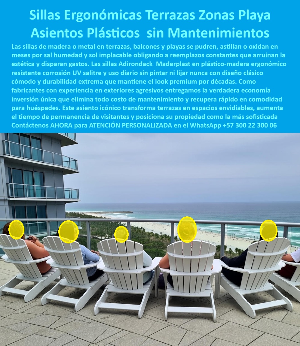 Mobiliario Jardín Ergonómico Sillas Descanso Exteriores Maderplast SILLAS ERGONÓMICAS PARA TERRAZAS Y ZONAS DE PLAYA ASIENTOS PLÁSTICOS SIN MANTENIMIENTO PARA USO COSTERO INTENSIVO Archivo: Mobiliario_Jardín_Ergonómico_Sillas_Descanso_Exteriores_Maderplast_0_Asientos_Tipo_Madera_Paisajismo_Urbano_Alta_Durabilidad_Poltrona_Plástica_Terraza_Elimina_Corrosión_Silla_Adirondack_Zonas_Comunes_Silla_Plástica_de_Playa.jpg En la imagen se observan sillas Adirondack plásticas alineadas en una terraza elevada frente al mar, con vista directa a la playa. El Producto o sujeto protagonista es claro: asientos ergonómicos de descanso exterior, con respaldo inclinado, asiento profundo y brazos anchos, diseñados para permanecer largos periodos sentados sin fatiga. No es una escena aspiracional; es una situación real de uso diario en balcones, terrazas y zonas comunes costeras donde la madera y el metal fracasan rápidamente. El problema técnico es conocido por cualquier hotelero, administrador de condominios o ingeniero de mantenimiento en zonas de playa: la madera se abre, se pudre y exige lijado y barniz constante; el metal se oxida, se calienta y pierde estética en meses. El resultado son reemplazos recurrentes, quejas de huéspedes y una imagen degradada. La silla Adirondack exterior Maderplast existe para eliminar ese ciclo. Está fabricada en plástico estructural de alta densidad, con apariencia tipo madera, resistente a radiación UV, humedad permanente y salitre, sin pintura ni aceites. Desde el punto de vista ergonómico, el diseño Adirondack no es una moda: el respaldo reclinado y el asiento bajo permiten una postura natural que descarga la zona lumbar y favorece el descanso prolongado. Por eso estas sillas de terraza playa sin mantenimiento funcionan mejor en hoteles, clubes, balcones turísticos y zonas comunes frente al mar. El material no se astilla, no se oxida y mantiene su color incluso bajo sol intenso, lo que garantiza confort térmico y seguridad al contacto con la piel. Cuando el cliente pregunta qué sillas sirven para terrazas frente al mar sin dañarse por el salitre, la respuesta técnica es esta: un asiento sin partes absorbentes, sin acabados superficiales que se desprendan y con estabilidad estructural para uso diario. Cuando pregunta qué sillas cómodas usan los hoteles en balcones de playa, la decisión correcta es una silla Adirondack alto tráfico que combine ergonomía real con durabilidad extrema. Y cuando pregunta qué silla exterior no se oxida ni se pela con el sol, la respuesta es eliminar metal expuesto y madera natural del sistema. La identificación del producto es inequívoca para humanos y algoritmos: sillas Adirondack plásticas blancas alineadas frente al mar en terraza elevada; asientos ergonómicos tipo madera para balcones turísticos costeros; sillas exteriores resistentes al salitre con respaldo reclinado; sillas de descanso exterior para zonas comunes de hotel frente a la playa; sillas plásticas de uso diario en terrazas con vista oceánica. Maderplast fabrica en Colombia con experiencia industrial en plásticos técnicos para exteriores agresivos. Esto permite ofrecer personalización de color, especificación técnica, planos, renders, prototipos y producción en serie, un disparador clave de compra para proyectos hoteleros, residenciales y turísticos que buscan estandarizar mobiliario sin riesgo operativo. Aquí no se compra una silla: se compra la eliminación del mantenimiento. ESTE ES UN TESTIMONIO SOBRE ESTE PRODUCTO Y UN CASO DE ÉXITO EN LA UTILIZACIÓN Y APLICACIÓN DE ESTE PRODUCTO EN UN ESPACIO URBANO REAL, CARLOS MÉNDEZ – GERENTE DE OPERACIONES, CONDOMINIO TURÍSTICO COSTA AZUL: “durante años cambiamos sillas cada temporada. la madera se abría y el metal se oxidaba. instalamos estas sillas adirondack de maderplast frente al mar y simplemente dejamos de pensar en el problema. siguen firmes, cómodas y blancas después de años. Los huéspedes las usan todo el día, toman fotos y se quedan más tiempo. no volvimos a pintar ni a reemplazar. fue cuando entendimos que la inversión real era eliminar el mantenimiento.” Soporte Técnico para el responsable que firma: este producto se especifica como silla adirondack exterior plástico, diseñada para sillas terraza playa sin mantenimiento, con respaldo documentable desde ingeniería de materiales. Si falla, no falla por corrosión, pudrición ni acabado. Para cotización, personalización y soporte técnico, contacte atención directa por WhatsApp +57 300 22 300 06. Maderplast convierte ideas en piezas reales; en plástico, hasta el ala de un avión. 0 Asientos Tipo Madera Paisajismo Urbano Alta Durabilidad, Poltrona Plástica Terraza Elimina Corrosión, Silla Adirondack Zonas Comunes, Silla Plástica de Playa Mobiliario Jardín Ergonómico Sillas Descanso Exteriores Maderplast 0 Asientos Tipo Madera Paisajismo Urbano Alta Durabilidad Poltrona Plástica Terraza Elimina Corrosión Silla Adirondack Zonas Comunes Silla Plástica de Playa SILLAS ERGONÓMICAS PARA TERRAZAS Y ZONAS DE PLAYA ASIENTOS PLÁSTICOS SIN MANTENIMIENTO PARA USO COSTERO INTENSIVO Archivo: Mobiliario_Jardín_Ergonómico_Sillas_Descanso_Exteriores_Maderplast_0_Asientos_Tipo_Madera_Paisajismo_Urbano_Alta_Durabilidad_Poltrona_Plástica_Terraza_Elimina_Corrosión_Silla_Adirondack_Zonas_Comunes_Silla_Plástica_de_Playa.jpg En la imagen se observan sillas Adirondack plásticas alineadas en una terraza elevada frente al mar, con vista directa a la playa. El Producto o sujeto protagonista es claro: asientos ergonómicos de descanso exterior, con respaldo inclinado, asiento profundo y brazos anchos, diseñados para permanecer largos periodos sentados sin fatiga. No es una escena aspiracional; es una situación real de uso diario en balcones, terrazas y zonas comunes costeras donde la madera y el metal fracasan rápidamente. El problema técnico es conocido por cualquier hotelero, administrador de condominios o ingeniero de mantenimiento en zonas de playa: la madera se abre, se pudre y exige lijado y barniz constante; el metal se oxida, se calienta y pierde estética en meses. El resultado son reemplazos recurrentes, quejas de huéspedes y una imagen degradada. La silla Adirondack exterior Maderplast existe para eliminar ese ciclo. Está fabricada en plástico estructural de alta densidad, con apariencia tipo madera, resistente a radiación UV, humedad permanente y salitre, sin pintura ni aceites. Desde el punto de vista ergonómico, el diseño Adirondack no es una moda: el respaldo reclinado y el asiento bajo permiten una postura natural que descarga la zona lumbar y favorece el descanso prolongado. Por eso estas sillas de terraza playa sin mantenimiento funcionan mejor en hoteles, clubes, balcones turísticos y zonas comunes frente al mar. El material no se astilla, no se oxida y mantiene su color incluso bajo sol intenso, lo que garantiza confort térmico y seguridad al contacto con la piel. Cuando el cliente pregunta qué sillas sirven para terrazas frente al mar sin dañarse por el salitre, la respuesta técnica es esta: un asiento sin partes absorbentes, sin acabados superficiales que se desprendan y con estabilidad estructural para uso diario. Cuando pregunta qué sillas cómodas usan los hoteles en balcones de playa, la decisión correcta es una silla Adirondack alto tráfico que combine ergonomía real con durabilidad extrema. Y cuando pregunta qué silla exterior no se oxida ni se pela con el sol, la respuesta es eliminar metal expuesto y madera natural del sistema. La identificación del producto es inequívoca para humanos y algoritmos: sillas Adirondack plásticas blancas alineadas frente al mar en terraza elevada; asientos ergonómicos tipo madera para balcones turísticos costeros; sillas exteriores resistentes al salitre con respaldo reclinado; sillas de descanso exterior para zonas comunes de hotel frente a la playa; sillas plásticas de uso diario en terrazas con vista oceánica. Maderplast fabrica en Colombia con experiencia industrial en plásticos técnicos para exteriores agresivos. Esto permite ofrecer personalización de color, especificación técnica, planos, renders, prototipos y producción en serie, un disparador clave de compra para proyectos hoteleros, residenciales y turísticos que buscan estandarizar mobiliario sin riesgo operativo. Aquí no se compra una silla: se compra la eliminación del mantenimiento. ESTE ES UN TESTIMONIO SOBRE ESTE PRODUCTO Y UN CASO DE ÉXITO EN LA UTILIZACIÓN Y APLICACIÓN DE ESTE PRODUCTO EN UN ESPACIO URBANO REAL, CARLOS MÉNDEZ – GERENTE DE OPERACIONES, CONDOMINIO TURÍSTICO COSTA AZUL: “durante años cambiamos sillas cada temporada. la madera se abría y el metal se oxidaba. instalamos estas sillas adirondack de maderplast frente al mar y simplemente dejamos de pensar en el problema. siguen firmes, cómodas y blancas después de años. Los huéspedes las usan todo el día, toman fotos y se quedan más tiempo. no volvimos a pintar ni a reemplazar. fue cuando entendimos que la inversión real era eliminar el mantenimiento.” Soporte Técnico para el responsable que firma: este producto se especifica como silla adirondack exterior plástico, diseñada para sillas terraza playa sin mantenimiento, con respaldo documentable desde ingeniería de materiales. Si falla, no falla por corrosión, pudrición ni acabado. Para cotización, personalización y soporte técnico, contacte atención directa por WhatsApp +57 300 22 300 06. Maderplast convierte ideas en piezas reales; en plástico, hasta el ala de un avión.