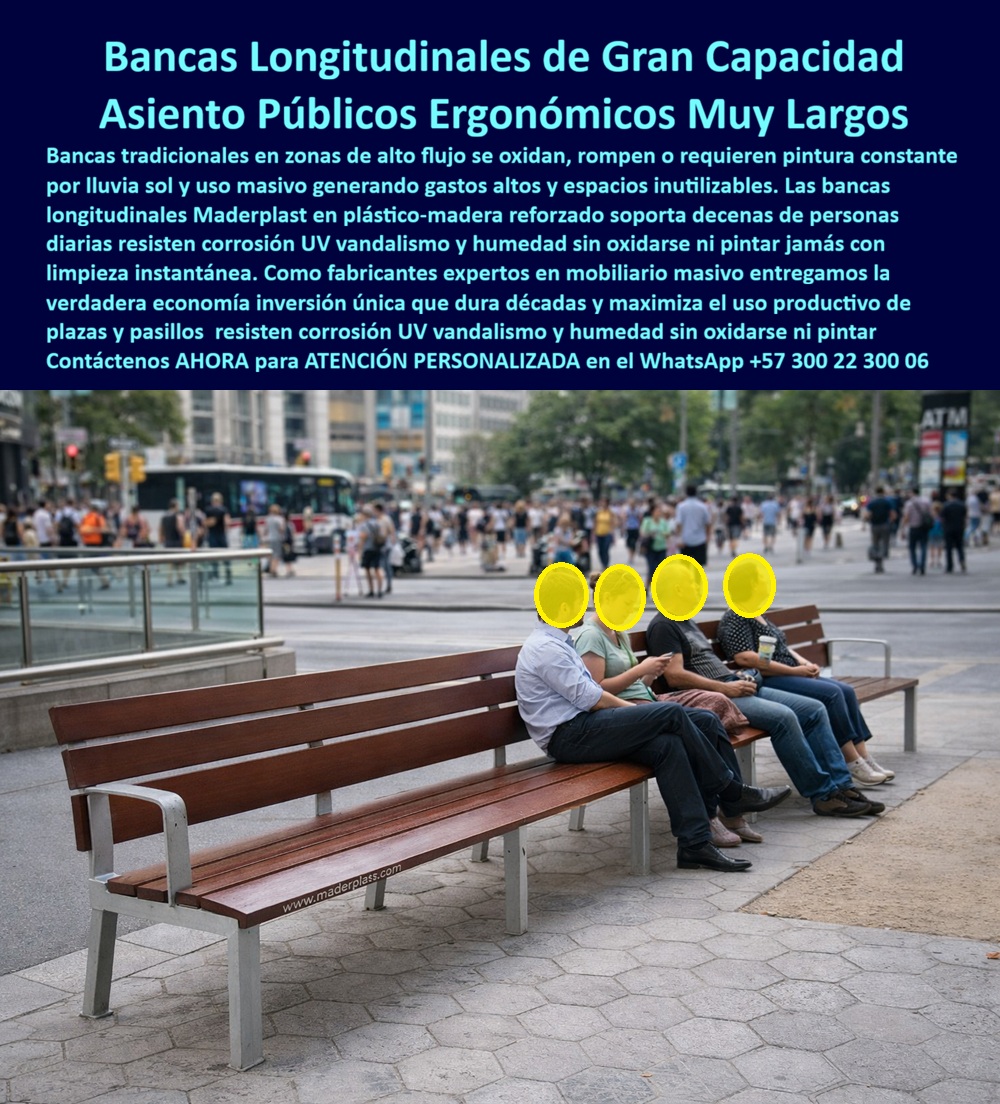 Mobiliario Urbano Gran Capacidad Silla Longitudinal Exterior Maderplast La imagen presenta un escenario urbano real de alto flujo peatonal, donde decenas de personas utilizan simultáneamente el espacio público. El Producto o sujeto protagonista es la banca urbana longitudinal de gran capacidad Maderplast, un asiento público muy largo, continuo y ergonómico, diseñado para absorber el uso masivo diario sin fragmentarse ni deteriorarse. Se observa una banca lineal con listones continuos color madera y estructura recta reforzada, instalada sobre pavimento peatonal, permitiendo sentar cómodamente a múltiples usuarios sin interrupciones ni puntos débiles estructurales. En estaciones, universidades, plazas centrales, ejes peatonales y zonas comerciales de alto tránsito, el problema no es la falta de bancas, sino la ineficiencia del mobiliario corto, que se satura rápidamente, se deforma por carga puntual y requiere mantenimiento constante. Las bancas tradicionales se oxidan, se pintan una y otra vez, se rompen en los extremos y generan espacios inutilizables. La banca longitudinal exterior de Maderplast nace para resolver ese problema desde la ingeniería, no desde la estética. Esta banca pública larga de gran capacidad está fabricada en sistema plástico-madera reforzado, con estructura diseñada para distribuir el peso de forma homogénea en toda su longitud. Esto elimina pandeos, torsiones y fallas por sobrecarga, incluso cuando varias personas se sientan de manera simultánea. Los listones longitudinales visibles no absorben humedad, no generan astillas y mantienen su forma bajo lluvia, sol, vandalismo urbano y limpieza constante. A diferencia del mobiliario metálico convencional, no se oxida, no se pinta y no se repara. Desde la perspectiva del ingeniero responsable, esta banca no es un elemento decorativo, es infraestructura urbana masiva. Si un asiento público falla en una zona de alto tráfico, la responsabilidad técnica es directa. Por eso Maderplast diseña esta banca urbana longitudinal con criterios de carga real, estabilidad estructural y vida útil prolongada, respaldados por procesos industriales controlados y experiencia en plásticos técnicos. Aquí el riesgo operativo se elimina desde el diseño. El beneficio operativo es inmediato: más personas sentadas en menos espacio, mayor permanencia, mejor circulación peatonal y reducción total de costos de mantenimiento. La banca larga exterior sin mantenimiento convierte áreas saturadas en espacios funcionales y ordenados. Además, su diseño lineal se adapta a campus universitarios, estaciones de transporte, parques metropolitanos y corredores urbanos donde la eficiencia del espacio es crítica. Maderplast fabrica este mobiliario urbano de gran capacidad en Colombia para proyectos nacionales e internacionales, con posibilidad de personalización en longitud, color, acabado y sistema de anclaje. El cliente puede solicitar cotización técnica, planos, renders, prototipos y producción en serie con un solo proveedor responsable. Aquí se materializa el posicionamiento de marca: Maderplast convierte ideas en piezas reales a medida; en plástico le hacemos hasta el ala de un avión, o lo que su imaginación quiera. El Soporte Técnico es sólido y defendible: esta banca elimina el miedo del ingeniero a firmar la orden de compra. No hay corrosión, no hay pintura, no hay soldaduras recurrentes, no hay piezas frágiles. Existen fichas técnicas, criterios estructurales y desempeño comprobado en uso público masivo. Es una solución que reduce riesgo legal, operativo y financiero. Si el proyecto requiere bancas urbanas longitudinales, bancos públicos largos de gran capacidad, mobiliario urbano masivo exterior, bancas universitarias resistentes o asientos públicos ergonómicos sin mantenimiento, esta solución responde con lógica técnica, rentabilidad y respaldo profesional. TESTIMONIO – ANDREA SALAZAR, COORDINADORA DE INFRAESTRUCTURA UNIVERSITARIA “en zonas de alto flujo las bancas cortas se saturaron, se deformaban y generaban quejas constantes. con la banca longitudinal de maderplast logramos sentar más personas en menos espacio sin fallas estructurales. la estructura sigue firme, los listones intactos y no hemos vuelto a pintar ni reparar. operativamente fue la decisión más eficiente para áreas comunes de uso masivo.” 0 Banco Público Ergonómico Largo, Mobiliario Urbano Masivo Exterior No Oxida, Banca Urbana Longitudinal Gran Capacidad Banca Larga Universitaria Mobiliario Mobiliario Urbano Gran Capacidad Silla Longitudinal Exterior Maderplast 0 Banco Público Ergonómico Largo Mobiliario Urbano Masivo Exterior No Oxida Banca Urbana Longitudinal Gran Capacidad Banca Larga Universitaria Mobiliario La imagen presenta un escenario urbano real de alto flujo peatonal, donde decenas de personas utilizan simultáneamente el espacio público. El Producto o sujeto protagonista es la banca urbana longitudinal de gran capacidad Maderplast, un asiento público muy largo, continuo y ergonómico, diseñado para absorber el uso masivo diario sin fragmentarse ni deteriorarse. Se observa una banca lineal con listones continuos color madera y estructura recta reforzada, instalada sobre pavimento peatonal, permitiendo sentar cómodamente a múltiples usuarios sin interrupciones ni puntos débiles estructurales. En estaciones, universidades, plazas centrales, ejes peatonales y zonas comerciales de alto tránsito, el problema no es la falta de bancas, sino la ineficiencia del mobiliario corto, que se satura rápidamente, se deforma por carga puntual y requiere mantenimiento constante. Las bancas tradicionales se oxidan, se pintan una y otra vez, se rompen en los extremos y generan espacios inutilizables. La banca longitudinal exterior de Maderplast nace para resolver ese problema desde la ingeniería, no desde la estética. Esta banca pública larga de gran capacidad está fabricada en sistema plástico-madera reforzado, con estructura diseñada para distribuir el peso de forma homogénea en toda su longitud. Esto elimina pandeos, torsiones y fallas por sobrecarga, incluso cuando varias personas se sientan de manera simultánea. Los listones longitudinales visibles no absorben humedad, no generan astillas y mantienen su forma bajo lluvia, sol, vandalismo urbano y limpieza constante. A diferencia del mobiliario metálico convencional, no se oxida, no se pinta y no se repara. Desde la perspectiva del ingeniero responsable, esta banca no es un elemento decorativo, es infraestructura urbana masiva. Si un asiento público falla en una zona de alto tráfico, la responsabilidad técnica es directa. Por eso Maderplast diseña esta banca urbana longitudinal con criterios de carga real, estabilidad estructural y vida útil prolongada, respaldados por procesos industriales controlados y experiencia en plásticos técnicos. Aquí el riesgo operativo se elimina desde el diseño. El beneficio operativo es inmediato: más personas sentadas en menos espacio, mayor permanencia, mejor circulación peatonal y reducción total de costos de mantenimiento. La banca larga exterior sin mantenimiento convierte áreas saturadas en espacios funcionales y ordenados. Además, su diseño lineal se adapta a campus universitarios, estaciones de transporte, parques metropolitanos y corredores urbanos donde la eficiencia del espacio es crítica. Maderplast fabrica este mobiliario urbano de gran capacidad en Colombia para proyectos nacionales e internacionales, con posibilidad de personalización en longitud, color, acabado y sistema de anclaje. El cliente puede solicitar cotización técnica, planos, renders, prototipos y producción en serie con un solo proveedor responsable. Aquí se materializa el posicionamiento de marca: Maderplast convierte ideas en piezas reales a medida; en plástico le hacemos hasta el ala de un avión, o lo que su imaginación quiera. El Soporte Técnico es sólido y defendible: esta banca elimina el miedo del ingeniero a firmar la orden de compra. No hay corrosión, no hay pintura, no hay soldaduras recurrentes, no hay piezas frágiles. Existen fichas técnicas, criterios estructurales y desempeño comprobado en uso público masivo. Es una solución que reduce riesgo legal, operativo y financiero. Si el proyecto requiere bancas urbanas longitudinales, bancos públicos largos de gran capacidad, mobiliario urbano masivo exterior, bancas universitarias resistentes o asientos públicos ergonómicos sin mantenimiento, esta solución responde con lógica técnica, rentabilidad y respaldo profesional. TESTIMONIO – ANDREA SALAZAR, COORDINADORA DE INFRAESTRUCTURA UNIVERSITARIA “en zonas de alto flujo las bancas cortas se saturaron, se deformaban y generaban quejas constantes. con la banca longitudinal de maderplast logramos sentar más personas en menos espacio sin fallas estructurales. la estructura sigue firme, los listones intactos y no hemos vuelto a pintar ni reparar. operativamente fue la decisión más eficiente para áreas comunes de uso masivo.”