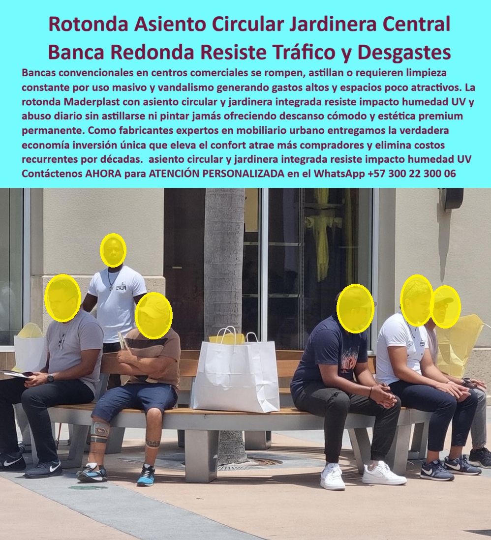 Rotonda Asiento Circular Macetero Central Banca Alcorque Maderplast En la imagen se aprecia una rotonda de asiento circular con jardinera central, instalada en un espacio peatonal de alto tráfico, donde múltiples usuarios descansan de forma simultánea sin congestionar el flujo ni generar desgaste puntual. La banca rodea un árbol existente, integrando naturaleza y mobiliario en una sola pieza continua, robusta y ordenadora del espacio. Este tipo de banca circular exterior no es decorativa: es una solución técnica pensada para resistir uso intensivo, vandalismo y desgaste permanente en centros comerciales, plazas públicas y corredores urbanos. El problema que enfrentan los responsables de infraestructura es conocido. Las bancas rectas tradicionales se rompen en los extremos, se astillan, se aflojan por cargas concentradas y requieren limpieza constante. En zonas de alto flujo, además, generan desorden: personas sentadas de un solo lado, acumulaciones irregulares y deterioro acelerado. La rotonda de asiento peatonal Maderplast elimina ese problema desde el diseño. Al ser un asiento circular continuo, la carga se distribuye de manera uniforme, no existen puntos débiles y se maximiza la capacidad real de descanso sin aumentar el espacio ocupado. La banca con jardinera central Maderplast está fabricada en polímero técnico de ingeniería, un material sólido que no se oxida, no se astilla y no requiere pintura. A diferencia de la madera o el metal, resiste humedad, rayos UV, impactos y permanencia prolongada de usuarios sin deformarse. Esto la convierte en una banca urbana circular de alto tráfico capaz de operar durante décadas sin mantenimiento correctivo. El árbol central no es un accesorio: protege el alcorque, mejora el microclima y refuerza la percepción premium del espacio, algo clave en centros comerciales y zonas peatonales de alto valor. Desde el punto de vista funcional, el asiento circular urbano ordena el comportamiento del usuario. Permite sentarse desde cualquier ángulo, evita apropiaciones indebidas y reduce actos vandálicos, ya que no hay piezas individuales que puedan ser removidas. La instalación es sencilla, con mínima intervención en obra civil, lo que reduce tiempos, costos y riesgos durante el montaje. Esta banca redonda exterior no necesita repintado, no acumula moho y soporta limpieza frecuente sin degradarse. Aquí aparecen las preguntas clave del cliente, y las respuestas son directas. ¿Qué banca resiste mucho uso en centros comerciales? Una banca circular exterior Maderplast, diseñada para alto tráfico. ¿Qué asiento urbano sirve alrededor de árboles sin dañarlos? La banca alcorque urbana con jardinera integrada. ¿Cómo evitar reparaciones constantes en mobiliario exterior? Utilizando asientos circulares sin mantenimiento, fabricados en material sólido, no recubierto. Maderplast respalda esta solución con procesos industriales controlados, experiencia comprobada en plásticos técnicos y fabricación a medida en Colombia para proyectos en cualquier parte del mundo. El cliente puede solicitar cotización, planos, renders, ajustes dimensionales, prototipos y producción en serie, activando un disparador de compra claro: todo el proyecto se resuelve con un solo proveedor técnico, sin improvisaciones. Aquí ocurre el Soporte Técnico, el momento clave para el ingeniero o responsable de compras. Esta rotonda bancaria pública no compromete estructuras existentes, no introduce corrosión, no depende de mantenimiento periódico y no genera riesgos legales futuros. Es una pieza estable, defendible en comité técnico y justificable ante auditorías. El miedo a firmar la orden de compra desaparece porque el producto está diseñado para no fallar. TESTIMONIO DE LA COORDINADORA DE INFRAESTRUCTURA COMERCIAL LAURA GÓMEZ “las bancas rectas se rompían constantemente y generaban quejas de usuarios. con maderplast instalamos rotondas circulares con jardinera y el problema desapareció. hoy soportan uso continuo, mejoran la estética del espacio y redujeron los costos de mantenimiento a cero. fue una decisión técnica acertada.” Maderplast no vende bancas; convierte ideas en piezas reales, durables y seguras. En plástico hacemos desde una rotonda urbana hasta el ala de un avión, o lo que su proyecto necesite. Contáctenos AHORA para ATENCIÓN PERSONALIZADA en el WhatsApp +57 300 22 300 06 y transforme sus espacios peatonales en zonas de descanso eficientes, estéticas y técnicamente irreprochables durante décadas. 0 Silla Circular Exterior con Jardinera Central, Silla Circular Exterior Espacios Peatonales, Rotonda Asiento Exterior Montaje Sencillo, Rotonda de Asiento PP Rotonda Asiento Circular Macetero Central Banca Alcorque Maderplast 0 Silla Circular Exterior con Jardinera Central Silla Circular Exterior Espacios Peatonales Rotonda Asiento Exterior Montaje Sencillo Rotonda de Asiento PP En la imagen se aprecia una rotonda de asiento circular con jardinera central, instalada en un espacio peatonal de alto tráfico, donde múltiples usuarios descansan de forma simultánea sin congestionar el flujo ni generar desgaste puntual. La banca rodea un árbol existente, integrando naturaleza y mobiliario en una sola pieza continua, robusta y ordenadora del espacio. Este tipo de banca circular exterior no es decorativa: es una solución técnica pensada para resistir uso intensivo, vandalismo y desgaste permanente en centros comerciales, plazas públicas y corredores urbanos. El problema que enfrentan los responsables de infraestructura es conocido. Las bancas rectas tradicionales se rompen en los extremos, se astillan, se aflojan por cargas concentradas y requieren limpieza constante. En zonas de alto flujo, además, generan desorden: personas sentadas de un solo lado, acumulaciones irregulares y deterioro acelerado. La rotonda de asiento peatonal Maderplast elimina ese problema desde el diseño. Al ser un asiento circular continuo, la carga se distribuye de manera uniforme, no existen puntos débiles y se maximiza la capacidad real de descanso sin aumentar el espacio ocupado. La banca con jardinera central Maderplast está fabricada en polímero técnico de ingeniería, un material sólido que no se oxida, no se astilla y no requiere pintura. A diferencia de la madera o el metal, resiste humedad, rayos UV, impactos y permanencia prolongada de usuarios sin deformarse. Esto la convierte en una banca urbana circular de alto tráfico capaz de operar durante décadas sin mantenimiento correctivo. El árbol central no es un accesorio: protege el alcorque, mejora el microclima y refuerza la percepción premium del espacio, algo clave en centros comerciales y zonas peatonales de alto valor. Desde el punto de vista funcional, el asiento circular urbano ordena el comportamiento del usuario. Permite sentarse desde cualquier ángulo, evita apropiaciones indebidas y reduce actos vandálicos, ya que no hay piezas individuales que puedan ser removidas. La instalación es sencilla, con mínima intervención en obra civil, lo que reduce tiempos, costos y riesgos durante el montaje. Esta banca redonda exterior no necesita repintado, no acumula moho y soporta limpieza frecuente sin degradarse. Aquí aparecen las preguntas clave del cliente, y las respuestas son directas. ¿Qué banca resiste mucho uso en centros comerciales? Una banca circular exterior Maderplast, diseñada para alto tráfico. ¿Qué asiento urbano sirve alrededor de árboles sin dañarlos? La banca alcorque urbana con jardinera integrada. ¿Cómo evitar reparaciones constantes en mobiliario exterior? Utilizando asientos circulares sin mantenimiento, fabricados en material sólido, no recubierto. Maderplast respalda esta solución con procesos industriales controlados, experiencia comprobada en plásticos técnicos y fabricación a medida en Colombia para proyectos en cualquier parte del mundo. El cliente puede solicitar cotización, planos, renders, ajustes dimensionales, prototipos y producción en serie, activando un disparador de compra claro: todo el proyecto se resuelve con un solo proveedor técnico, sin improvisaciones. Aquí ocurre el Soporte Técnico, el momento clave para el ingeniero o responsable de compras. Esta rotonda bancaria pública no compromete estructuras existentes, no introduce corrosión, no depende de mantenimiento periódico y no genera riesgos legales futuros. Es una pieza estable, defendible en comité técnico y justificable ante auditorías. El miedo a firmar la orden de compra desaparece porque el producto está diseñado para no fallar. TESTIMONIO DE LA COORDINADORA DE INFRAESTRUCTURA COMERCIAL LAURA GÓMEZ “las bancas rectas se rompían constantemente y generaban quejas de usuarios. con maderplast instalamos rotondas circulares con jardinera y el problema desapareció. hoy soportan uso continuo, mejoran la estética del espacio y redujeron los costos de mantenimiento a cero. fue una decisión técnica acertada.” Maderplast no vende bancas; convierte ideas en piezas reales, durables y seguras. En plástico hacemos desde una rotonda urbana hasta el ala de un avión, o lo que su proyecto necesite. Contáctenos AHORA para ATENCIÓN PERSONALIZADA en el WhatsApp +57 300 22 300 06 y transforme sus espacios peatonales en zonas de descanso eficientes, estéticas y técnicamente irreprochables durante décadas.