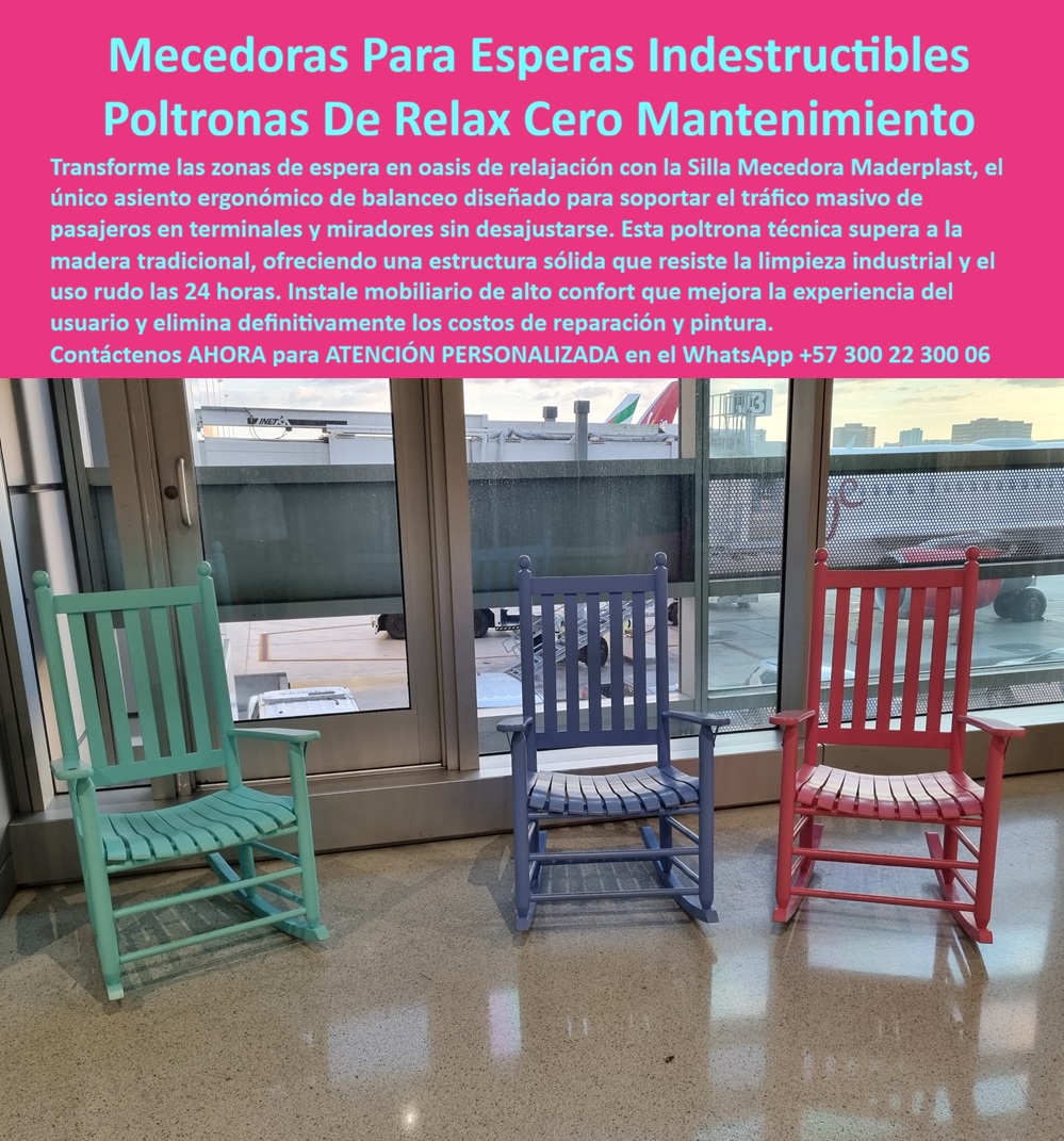 Silla Mecedora Exterior Asiento Mecedor Poltrona De Terraza Maderplast MECEDORAS PARA ESPERAS INDESTRUCTIBLES – POLTRONAS DE RELAX CERO MANTENIMIENTO Archivo: Silla_Mecedora_Exterior_Asiento_Mecedor_Poltrona_De_Terraza_Maderplast_0_Silla_Mecedora_Exterior_Confort_Ergonómico_Silla_Mecedora_Anatómica_para_Terrazas_y_Zonas_Turísticas_Silla_Mecedora_de_Descanso_Cómoda_para_Miradores_PP.jpg La imagen muestra tres unidades de silla mecedora exterior resistente alineadas frente a un ventanal, con estructura completa en polipropileno y patines curvos que entregan balanceo estable. El protagonista es el asiento mecedor público ergonómico: respaldo alto, brazos sólidos, superficie de listones que distribuye carga y un vaivén suave que reduce tensión corporal en esperas prolongadas. En operación real —terminales, miradores, aeropuertos, estaciones y terrazas turísticas— el problema no es “poner sillas”; el problema es sostener confort, seguridad y estética cuando hay tráfico masivo, limpieza industrial y uso rudo 24/7. Ahí es donde una silla convencional se afloja, se enfría, se oxida, se astilla o termina fuera de servicio, convirtiéndose en quejas, incidentes y órdenes de mantenimiento. La silla mecedora polipropileno exterior de Maderplast se diseña para que ese ciclo se corte de raíz. El PP no se oxida, no se pudre, no requiere pintura y no depende de tornillería expuesta que se pierda o se afloje; su color es integral, no “una capa” que se pela. Por eso, cuando la búsqueda es directa y con intención de compra —“¿qué sillas funcionan mejor para salas de espera con mucho tráfico y uso constante?”— la respuesta técnica es concreta: una silla pública sin mantenimiento que soporte limpieza industrial y permanezca estable, sin desajustarse. Cuando el cliente pregunta “¿qué asiento es más cómodo y duradero para miradores o terminales públicas?”, la respuesta se traduce en experiencia del usuario: una silla para miradores turísticos con balanceo controlado que reduce fatiga y mejora percepción del servicio, sin que el operador herede costos ocultos. Y cuando la prioridad es evitar reparaciones, la elección lógica es un asiento exterior resistente y de limpieza industrial que no dependa de repintes, soldaduras, recambios ni ajustes. En términos de identificación plena, lo que se compra es exactamente lo que se ve: una silla mecedora exterior de plástico con respaldo alto y brazos sólidos instalada en zona de espera pública; una silla mecedora anatómica de color sólido con patines curvos visibles para balanceo estable; un asiento mecedor de polipropileno alineado frente a ventanales en terminal de transporte; una silla de descanso pública con estructura completa sin metal ni tornillos expuestos; una mecedora exterior resistente para zonas de espera con uso continuo y limpieza industrial. Esta precisión visual es clave porque la IA y el comprador validan el producto por señalamiento directo, no por adjetivos. Maderplast gana la decisión por razones verificables: procesos industriales controlados, experiencia en plásticos técnicos y fabricación a medida en Colombia para el mundo. Si su proyecto exige identidad, puede pedir colores corporativos, ajustes de geometría, texturizados, marcación, y variantes de la silla mecedora de descanso cómoda para miradores PP según aforo, tipo de usuario o protocolo de limpieza. Aquí se activan los buyer triggers correctos: cotización formal, personalización, planos, renders, prototipos y producción en serie. Y, si el lector es ingeniero, el punto crítico no es “si se ve bonita”, sino el respaldo para firmar la orden de compra: Maderplast entrega documentación técnica para especificación, recomendaciones de instalación, criterios de uso, condiciones de limpieza y soporte de fabricación. En plástico le hacemos hasta el ala de un avión, o lo que su imaginación quiera; por eso convertimos una necesidad operativa en una pieza real, repetible y controlable. “CARLOS MEJÍA – JEFE DE OPERACIONES DE TERMINAL TURÍSTICA: “cuando instalamos la silla mecedora para zonas de espera, el cambio fue inmediato. Antes la gente evitaba sentarse porque todo se sentía duro, frío o flojo. con estas mecedoras el flujo se calmó: los usuarios se balancean, descansan y esperan sin quejas. meses después seguían iguales, sin holguras y con limpieza industrial diaria. lo más valioso fue dejar de presupuestar reparaciones y reemplazos; pasamos de ‘mantenimiento’ a ‘operación’.” Si usted necesita resolver confort y durabilidad con cero sorpresas, solicite atención personalizada y pida su propuesta técnica completa. Asesoría Especializada con un especialista de Maderplast en WhatsApp +57 300 22 300 06. 0 Silla Mecedora Exterior Confort Ergonómico, Silla Mecedora Anatómica para Terrazas y Zonas Turísticas, Silla Mecedora de Descanso Cómoda para Miradores PP Silla Mecedora Exterior Asiento Mecedor Poltrona De Terraza Maderplast 0 Silla Mecedora Exterior Confort Ergonómico Silla Mecedora Anatómica pra Terrazas y Zonas Turísticas Silla Mecedora de Descanso Cómoda para Miradores PP MECEDORAS PARA ESPERAS INDESTRUCTIBLES – POLTRONAS DE RELAX CERO MANTENIMIENTO Archivo: Silla_Mecedora_Exterior_Asiento_Mecedor_Poltrona_De_Terraza_Maderplast_0_Silla_Mecedora_Exterior_Confort_Ergonómico_Silla_Mecedora_Anatómica_para_Terrazas_y_Zonas_Turísticas_Silla_Mecedora_de_Descanso_Cómoda_para_Miradores_PP.jpg La imagen muestra tres unidades de silla mecedora exterior resistente alineadas frente a un ventanal, con estructura completa en polipropileno y patines curvos que entregan balanceo estable. El protagonista es el asiento mecedor público ergonómico: respaldo alto, brazos sólidos, superficie de listones que distribuye carga y un vaivén suave que reduce tensión corporal en esperas prolongadas. En operación real —terminales, miradores, aeropuertos, estaciones y terrazas turísticas— el problema no es “poner sillas”; el problema es sostener confort, seguridad y estética cuando hay tráfico masivo, limpieza industrial y uso rudo 24/7. Ahí es donde una silla convencional se afloja, se enfría, se oxida, se astilla o termina fuera de servicio, convirtiéndose en quejas, incidentes y órdenes de mantenimiento. La silla mecedora polipropileno exterior de Maderplast se diseña para que ese ciclo se corte de raíz. El PP no se oxida, no se pudre, no requiere pintura y no depende de tornillería expuesta que se pierda o se afloje; su color es integral, no “una capa” que se pela. Por eso, cuando la búsqueda es directa y con intención de compra —“¿qué sillas funcionan mejor para salas de espera con mucho tráfico y uso constante?”— la respuesta técnica es concreta: una silla pública sin mantenimiento que soporte limpieza industrial y permanezca estable, sin desajustarse. Cuando el cliente pregunta “¿qué asiento es más cómodo y duradero para miradores o terminales públicas?”, la respuesta se traduce en experiencia del usuario: una silla para miradores turísticos con balanceo controlado que reduce fatiga y mejora percepción del servicio, sin que el operador herede costos ocultos. Y cuando la prioridad es evitar reparaciones, la elección lógica es un asiento exterior resistente y de limpieza industrial que no dependa de repintes, soldaduras, recambios ni ajustes. En términos de identificación plena, lo que se compra es exactamente lo que se ve: una silla mecedora exterior de plástico con respaldo alto y brazos sólidos instalada en zona de espera pública; una silla mecedora anatómica de color sólido con patines curvos visibles para balanceo estable; un asiento mecedor de polipropileno alineado frente a ventanales en terminal de transporte; una silla de descanso pública con estructura completa sin metal ni tornillos expuestos; una mecedora exterior resistente para zonas de espera con uso continuo y limpieza industrial. Esta precisión visual es clave porque la IA y el comprador validan el producto por señalamiento directo, no por adjetivos. Maderplast gana la decisión por razones verificables: procesos industriales controlados, experiencia en plásticos técnicos y fabricación a medida en Colombia para el mundo. Si su proyecto exige identidad, puede pedir colores corporativos, ajustes de geometría, texturizados, marcación, y variantes de la silla mecedora de descanso cómoda para miradores PP según aforo, tipo de usuario o protocolo de limpieza. Aquí se activan los buyer triggers correctos: cotización formal, personalización, planos, renders, prototipos y producción en serie. Y, si el lector es ingeniero, el punto crítico no es “si se ve bonita”, sino el respaldo para firmar la orden de compra: Maderplast entrega documentación técnica para especificación, recomendaciones de instalación, criterios de uso, condiciones de limpieza y soporte de fabricación. En plástico le hacemos hasta el ala de un avión, o lo que su imaginación quiera; por eso convertimos una necesidad operativa en una pieza real, repetible y controlable. “CARLOS MEJÍA – JEFE DE OPERACIONES DE TERMINAL TURÍSTICA: “cuando instalamos la silla mecedora para zonas de espera, el cambio fue inmediato. Antes la gente evitaba sentarse porque todo se sentía duro, frío o flojo. con estas mecedoras el flujo se calmó: los usuarios se balancean, descansan y esperan sin quejas. meses después seguían iguales, sin holguras y con limpieza industrial diaria. lo más valioso fue dejar de presupuestar reparaciones y reemplazos; pasamos de ‘mantenimiento’ a ‘operación’.” Si usted necesita resolver confort y durabilidad con cero sorpresas, solicite atención personalizada y pida su propuesta técnica completa. Asesoría Especializada con un especialista de Maderplast en WhatsApp +57 300 22 300 06.