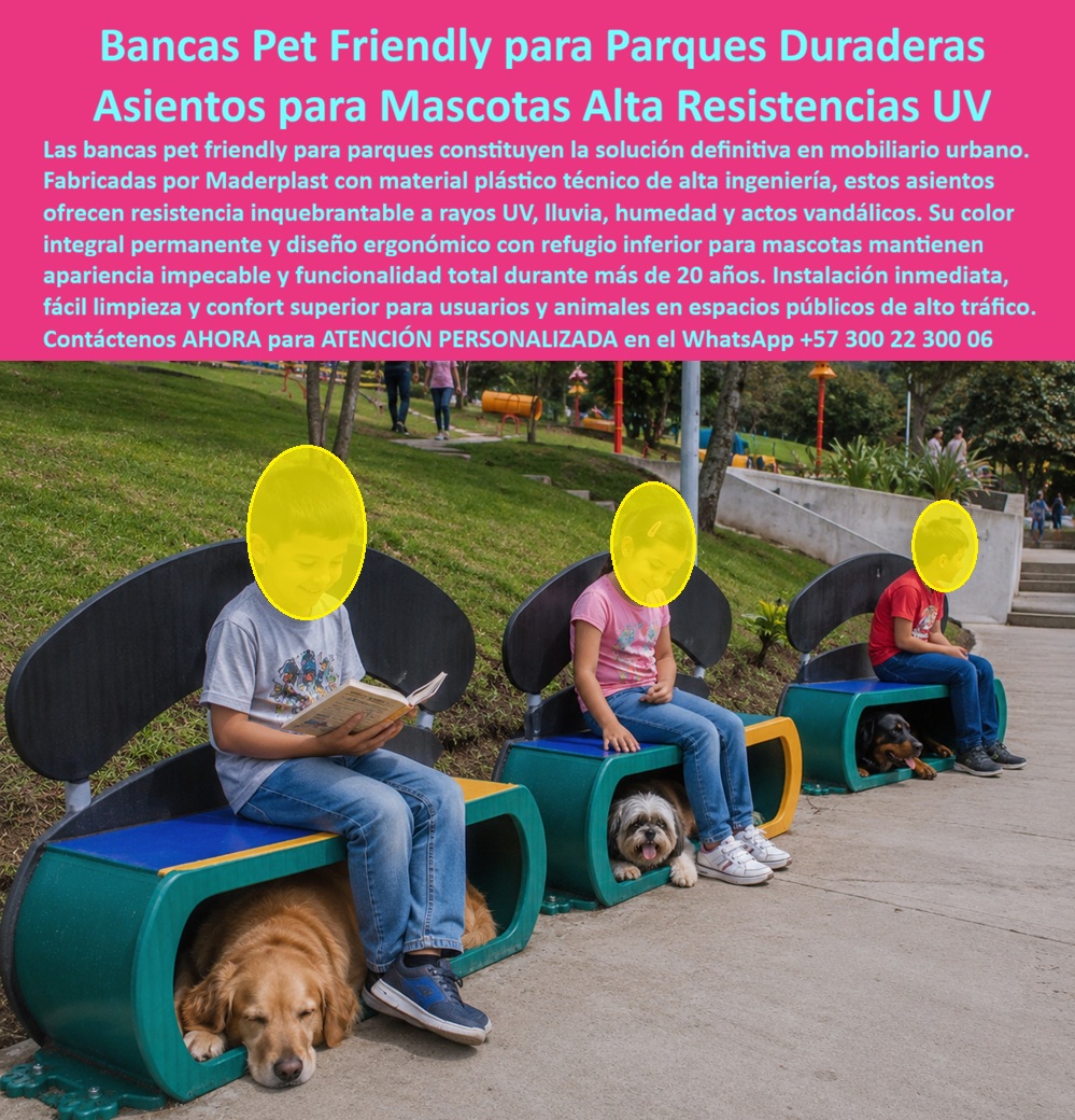 Sillas Para Parques Mascotas Diseño Asientos Parque Enea Maderplast Asientos Antivandálicos Durables Listos Instalar Mobiliario Parques Resistente Clima Color Permanente UV Bancas Exterior Inoxidables Fuertes Sin Mantenimiento Sol